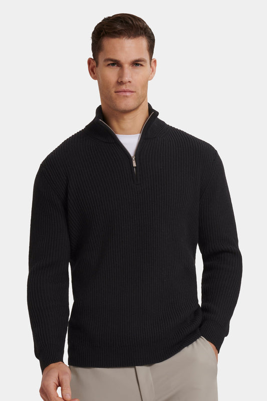 VALEN QUARTER ZIP SWEATER